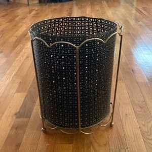 Vintage trash can/umbrella holder.